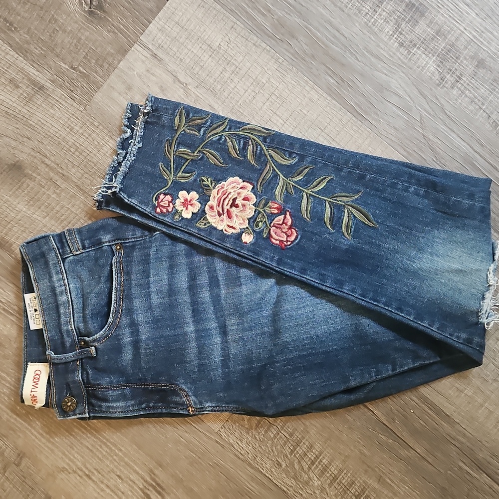 DRIFTWOOD Jackie Embroidered Jeans